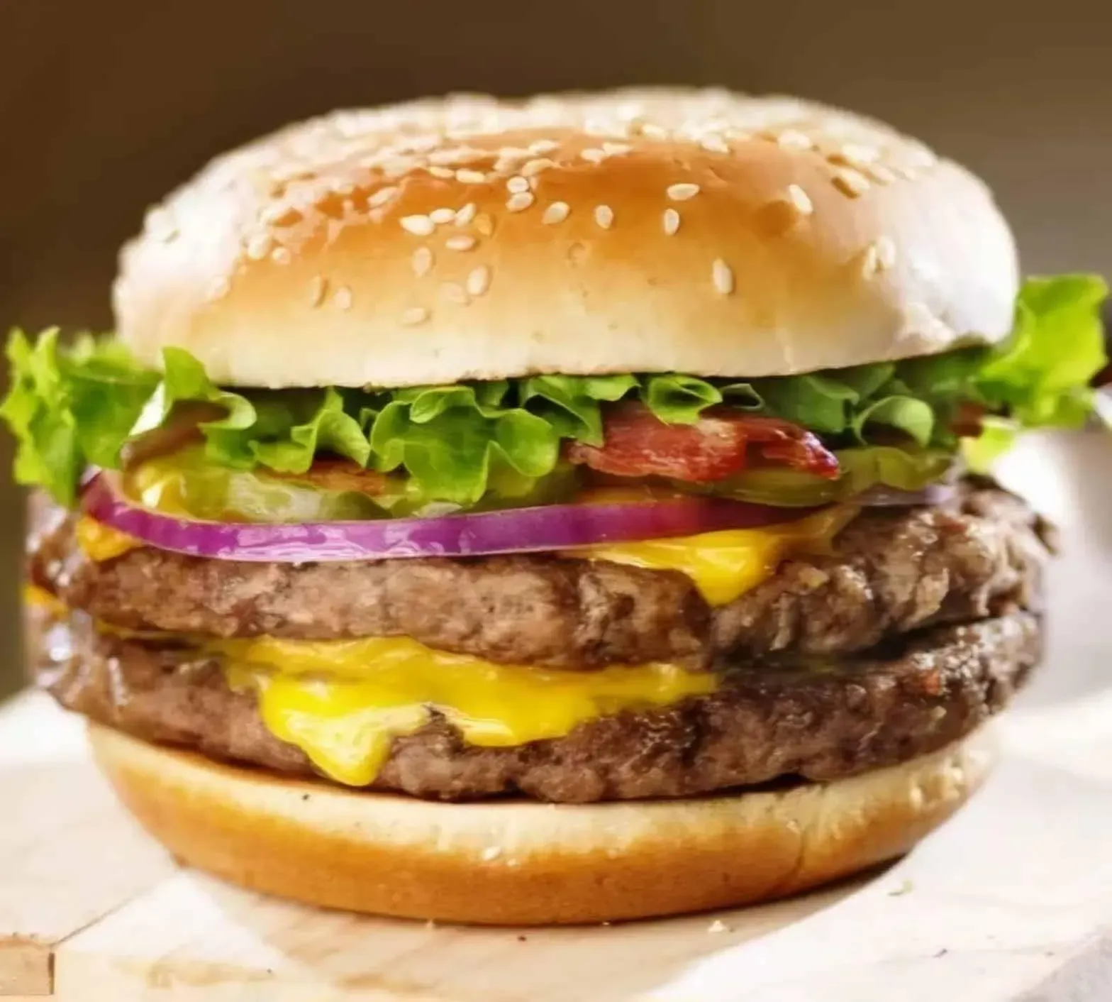 Double Cheeseburger de Vită
