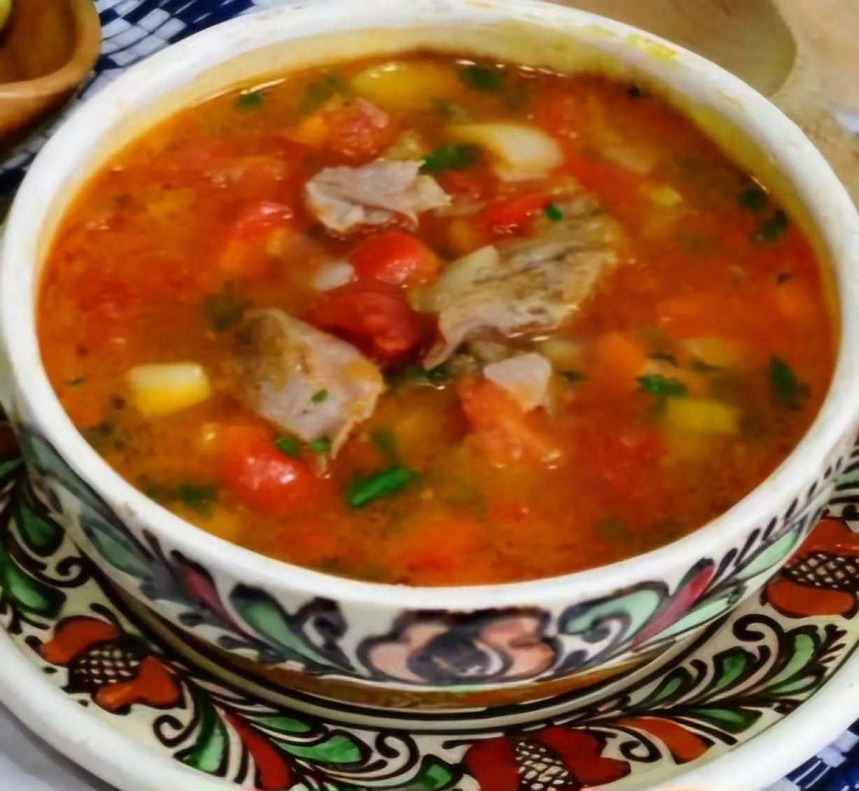 Ciorba taraneasca de porc