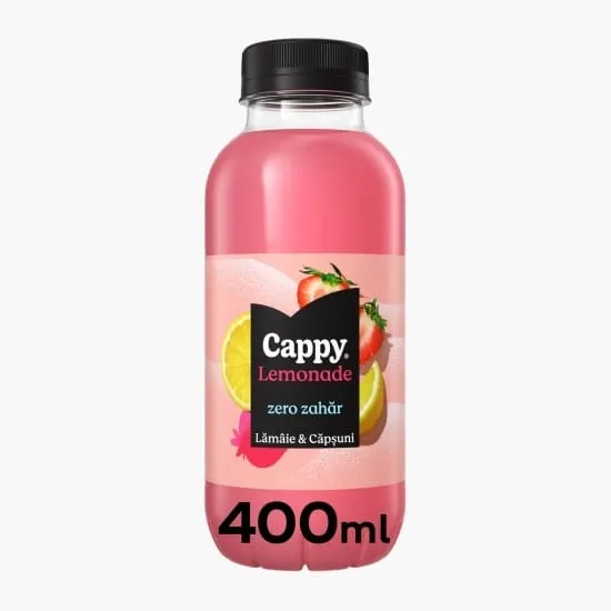 Limonada Cappy Lamaie Si Capsuni Zero Zahar 0.4l